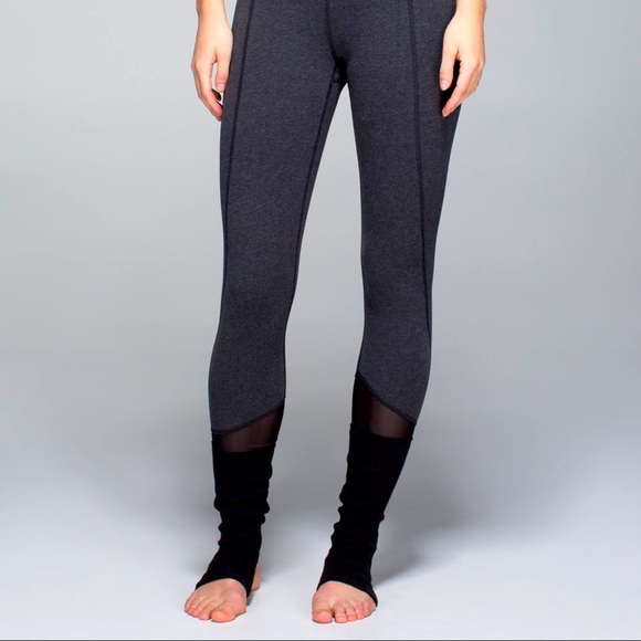 Lululemon🌿Devi Yoga Cotton Stirrup High Leggings - Picture 1 of 4